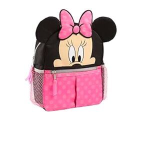 Disney Minnie Mini Backpack with Safety Harness Straps for Toddlers with 3D Ears